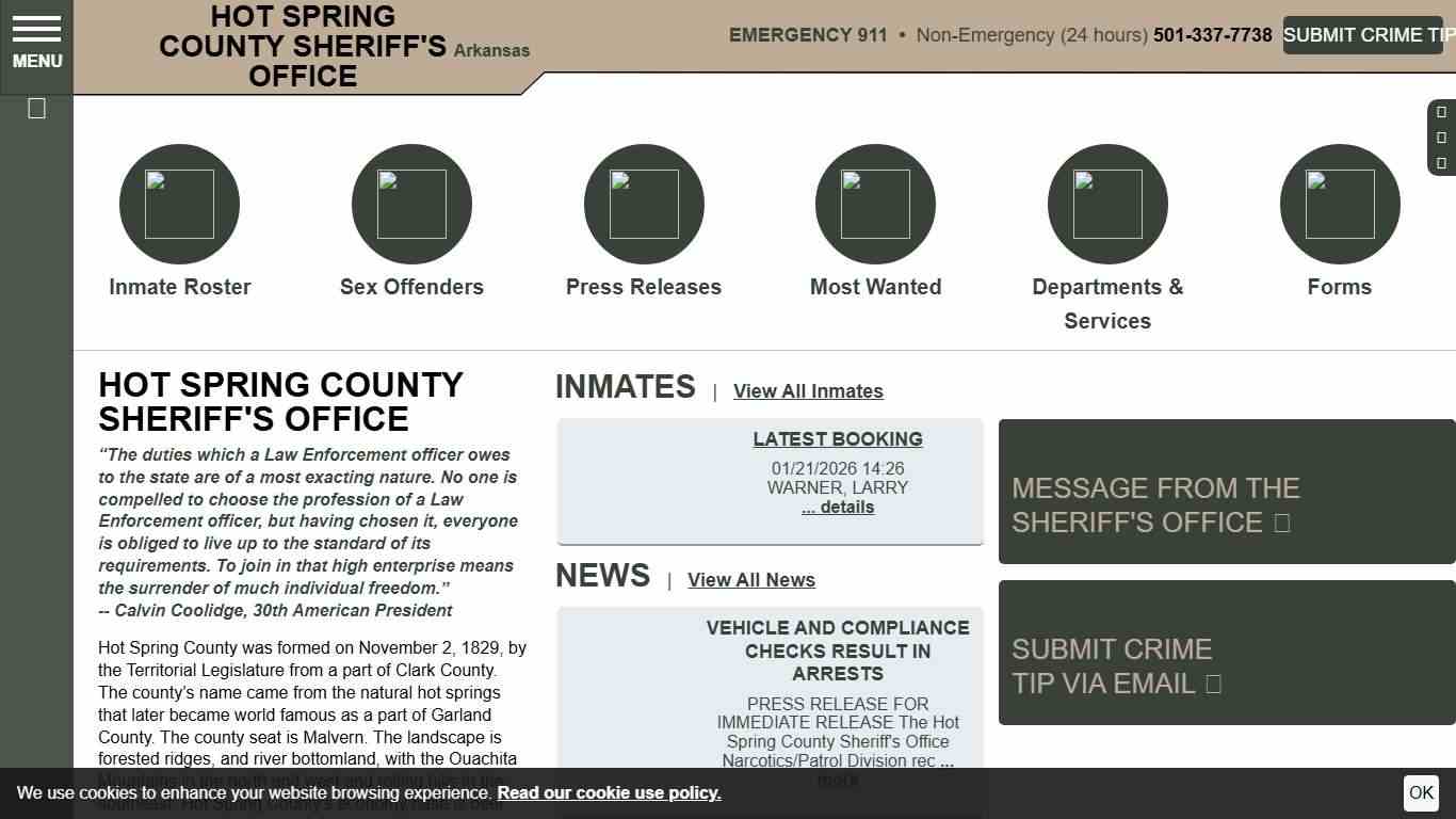 Hot Spring County Sheriff's Office